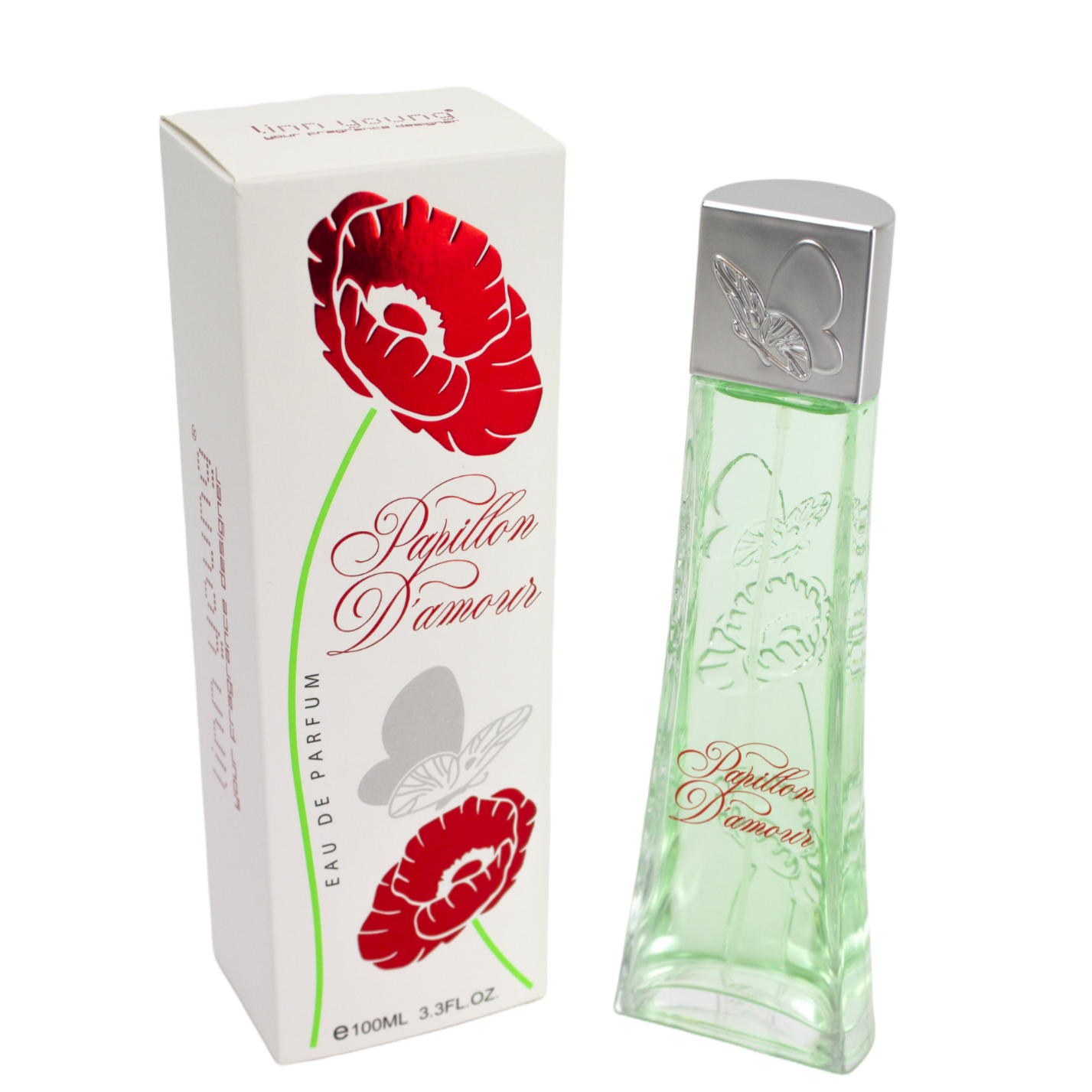 100 ml Eau de Perfume PAPILLON D’AMOUR Keleti Virágos Illat Nőknek,10% illatolaj tartalommal