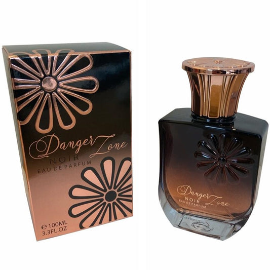 100 ml Eau de Perfume DANGER ZONE NOIR Keleti Vaníliás Illat Nőknek, 10% illatolaj tartalommal