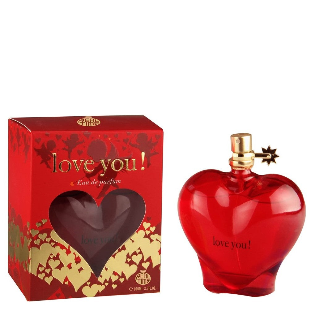 100 ml Eau de Perfume "LOVE YOU RED" Gyümölcsös Pézsmás Virág Illat Nőknek, 3% illatolaj tartalommal
