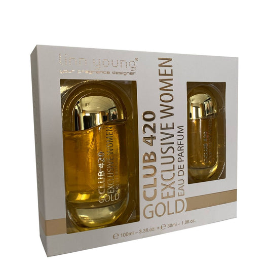 100 ml + 30 ml Eau de Perfume "CLUB 420 GOLD" Keleti - Vaníliás Illat Nőknek,