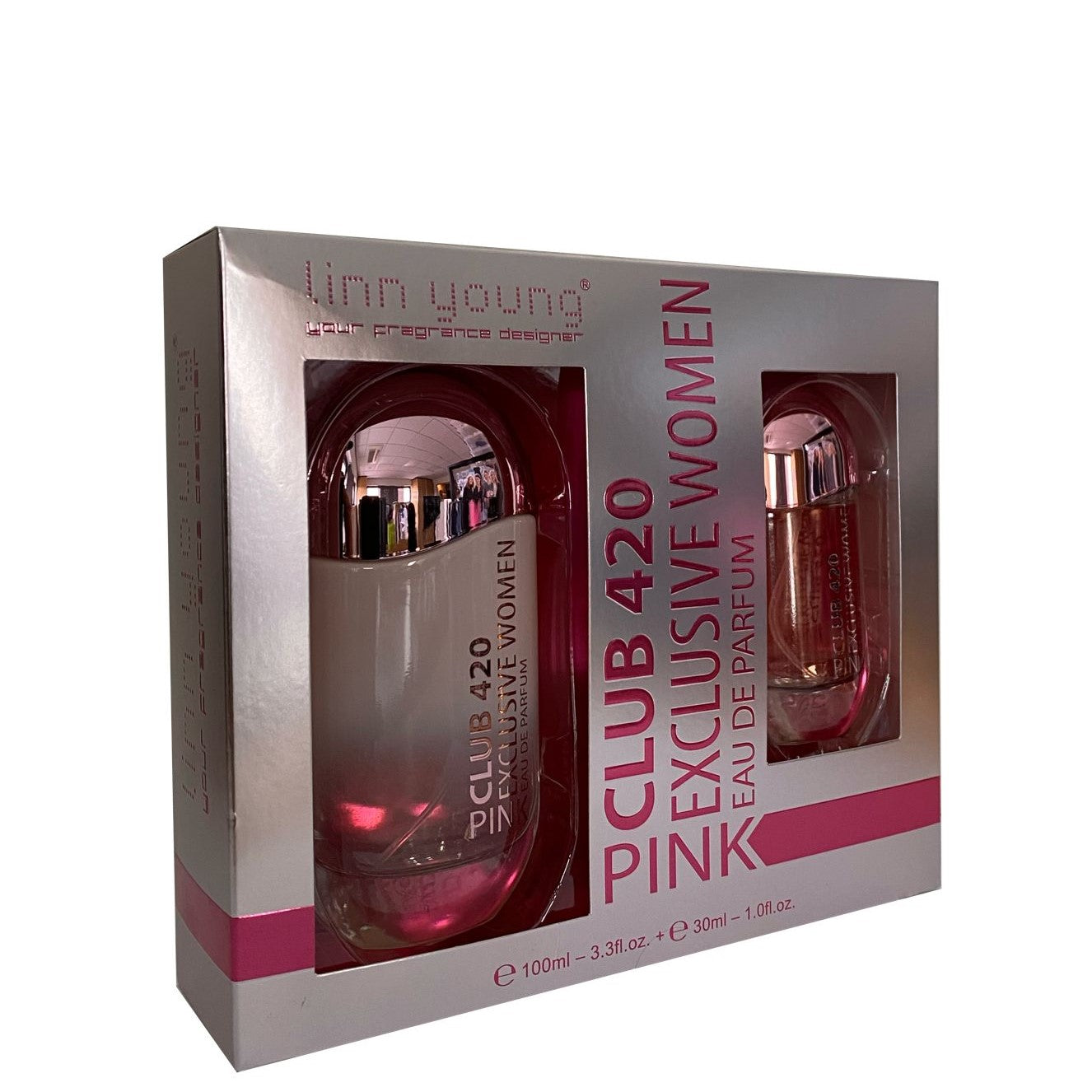 100 ml + 30 ml Eau de Perfume "CLUB 420 PINK" Virágos Illat Nőknek 1 