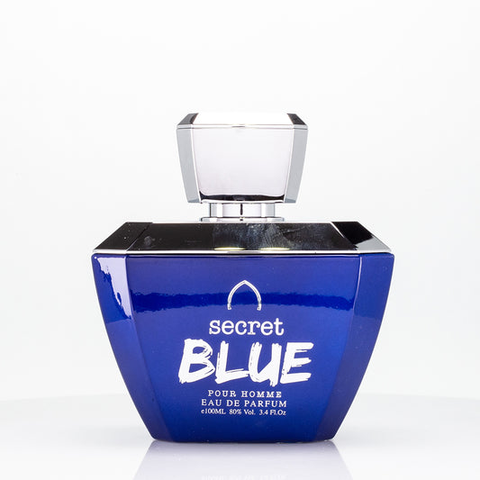 100 ml EDP SECRET BLUE Virágos Fás Illat Férfiaknak