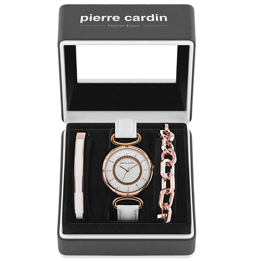 3 darabos Pierre Cardin karóra és 2 karkötő szett - Ékszer Akció