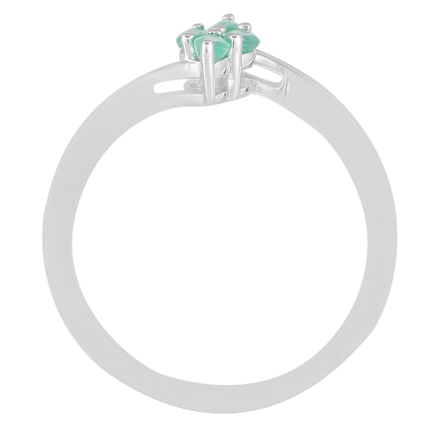 Ezüst Gyűrű Smaragddal