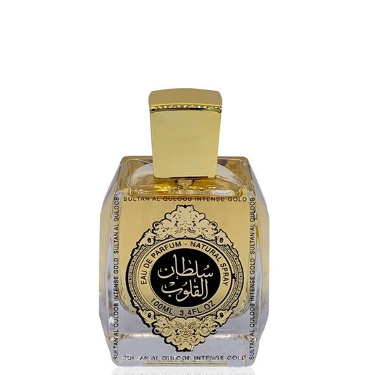 100 ml Eau de Parfume Sultan Al Quloob Intenzív Gold Fűszeres, Fás Illat Férfiaknak és Nőknek - Ékszer Akció