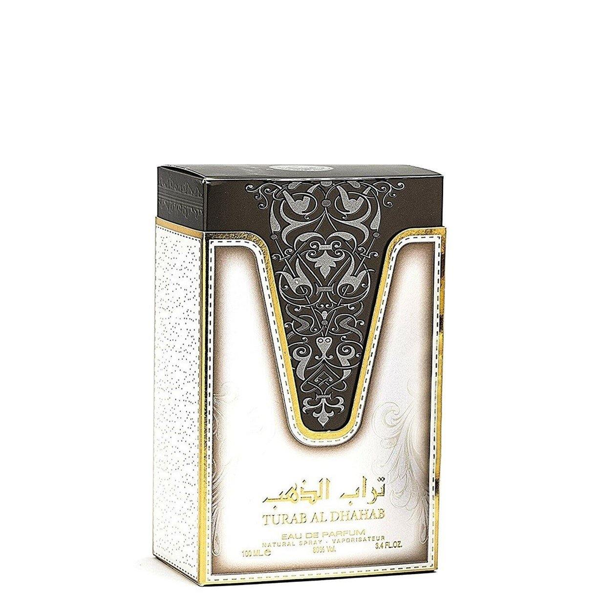 100 ml Eau de Parfume Turab Al Dhahab Keleti Édes Pézsma Illat Férfiaknak - Ékszer Akció