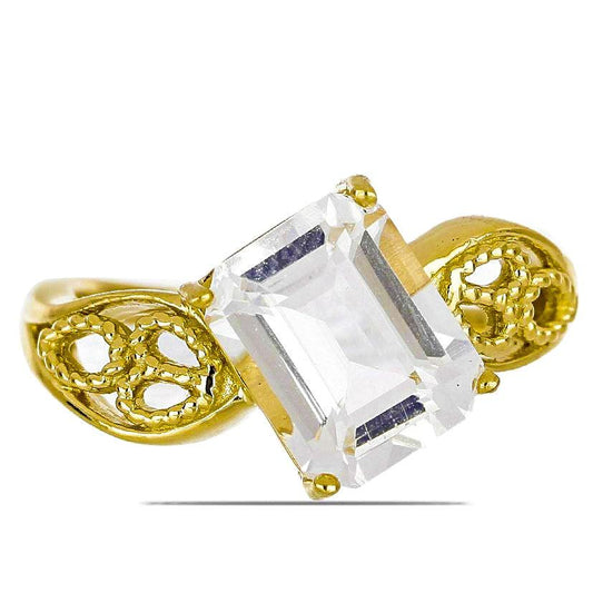 Arannyal Bevont Ezüst Gyűrű Kalgoorlie Petalittel - Ékszer Akció