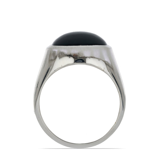 Ezüst Gyűrű Suwari Fekete Onixszal
