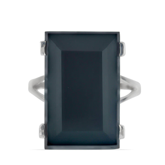 Ezüst Gyűrű Suwari Fekete Onyxszal