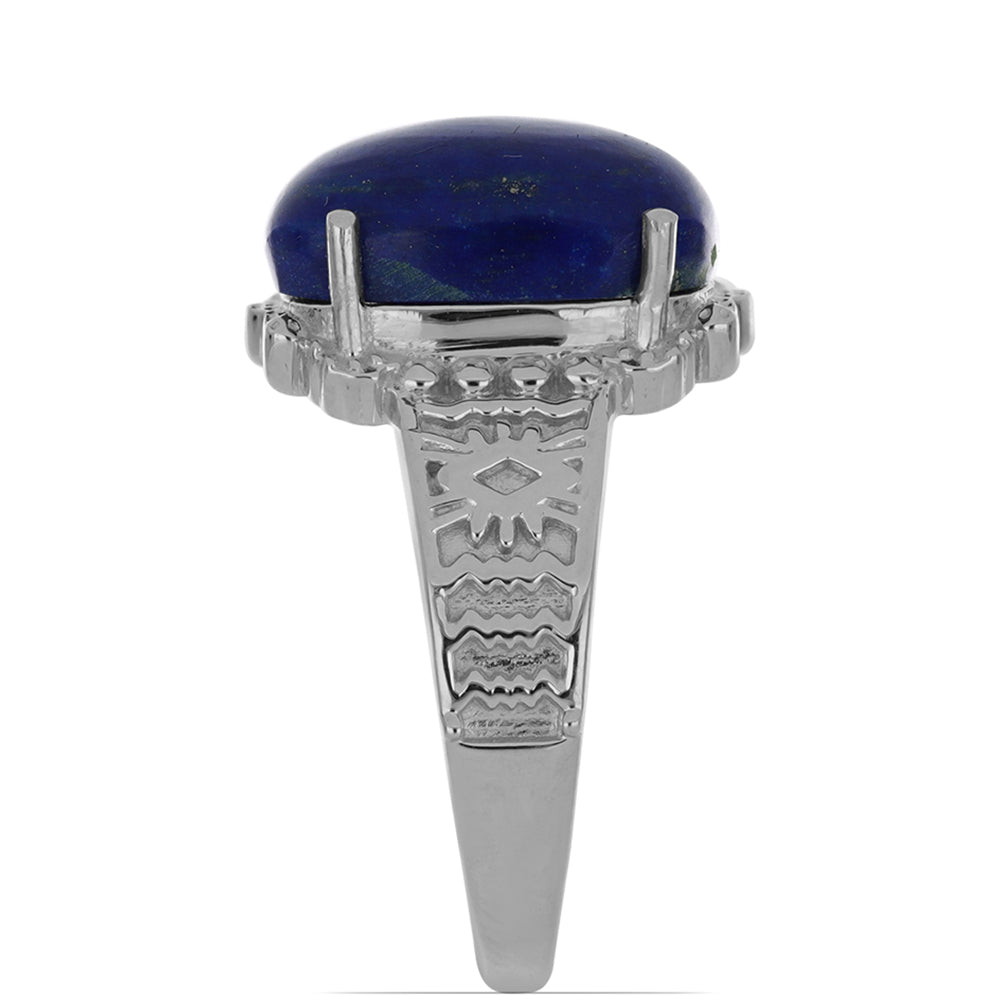 Ezüst Gyűrű Badakhshani Lápisz Lazulival