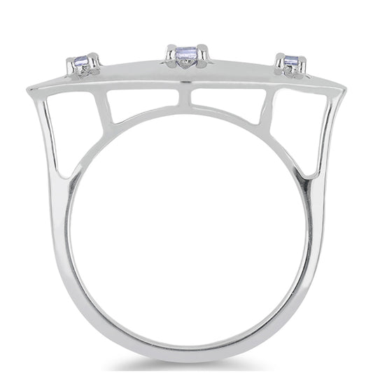 Ezüst Gyűrű "AA" Osztályú Tanzanittal