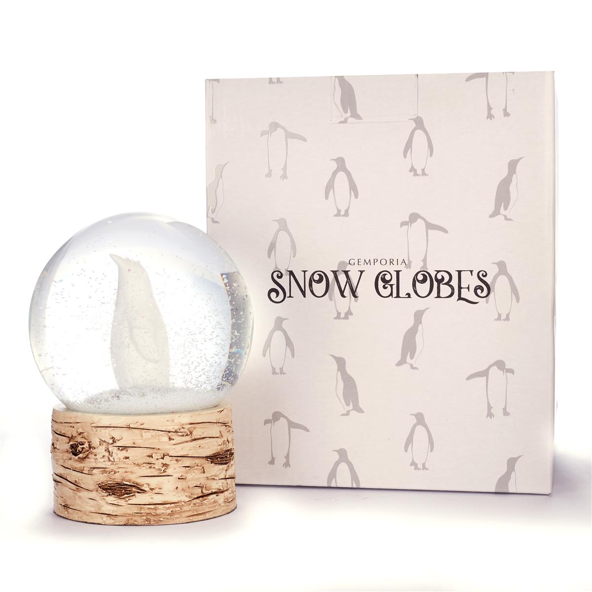 Gemporia: Penguin Snow Globe with Moonstones ATGW 50cts 1 