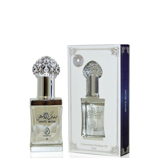 12 ml Parfüm Olaj White Musk  Édes Keleti Virágillat Férfiaknak és Nőknek - Ékszer Akció