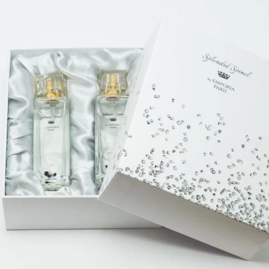 2 Bottles of Splendid Spinel Parfume with 2cts Genuine Spinel Gemstones Per Set (4359541555313)