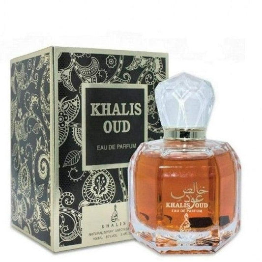 100 ml Eau de Perfume Khalis Oud Intenzív Fűszeres Oud Illat Férfiaknak és Nőknek - Ékszer Akció