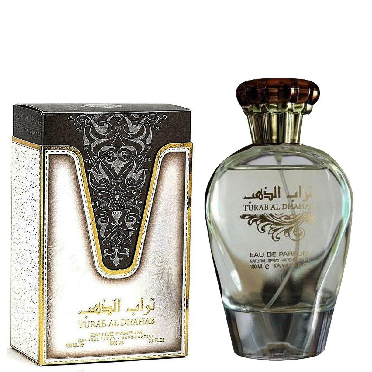 100 ml Eau de Parfume Turab Al Dhahab Keleti Édes Pézsma Illat Férfiaknak - Ékszer Akció